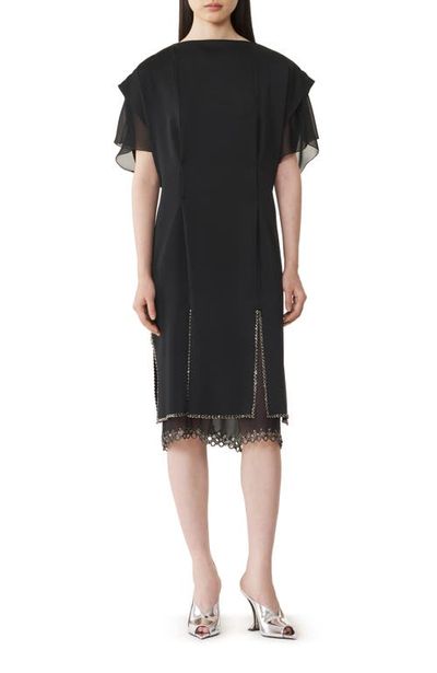 Lanvin Lanvin Embroidered Midi Dress