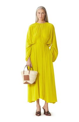 Lanvin Lanvin Fitted Charmeuse Dress