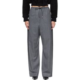 Lanvin Lanvin Gray Loose Wool Trousers