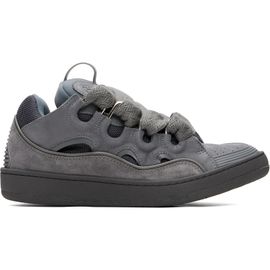 Lanvin Lanvin Gray Monocolor Curb Sneakers