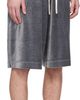 Lanvin Lanvin Gray Velvet Bermuda Shorts - 2