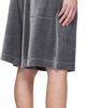Lanvin Lanvin Gray Velvet Bermuda Shorts - 3
