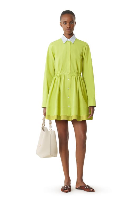 Lanvin Lanvin Green Short Shirt Dress