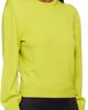 Lanvin Lanvin Green Wool Grosgrain Detail Sweater - 2