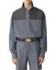 Lanvin Lanvin High Zip-Neck Chambray Top - 1