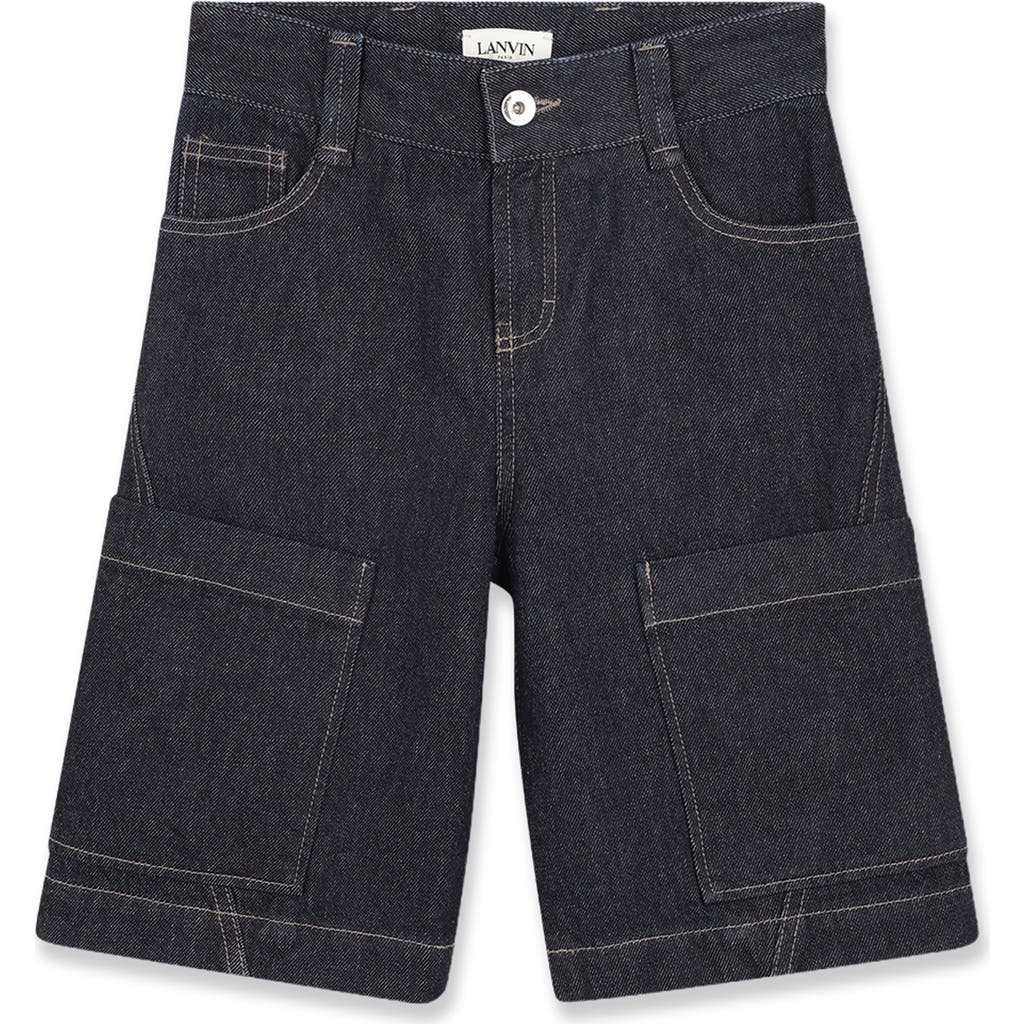 Lanvin Lanvin Kids Denim Bermuda Shorts