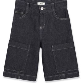 Lanvin Lanvin Kids Denim Bermuda Shorts