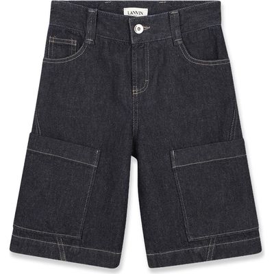 Lanvin Lanvin Kids Denim Bermuda Shorts
