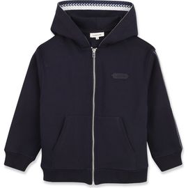 Lanvin Lanvin Kids Embroidered Zip-Up Hoodie