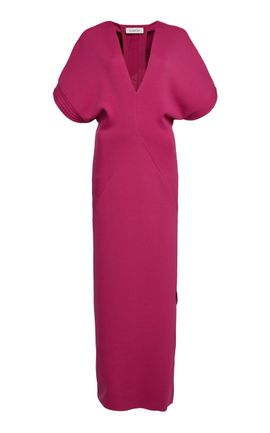 Lanvin Lanvin Layered Contrast Maxi Dress