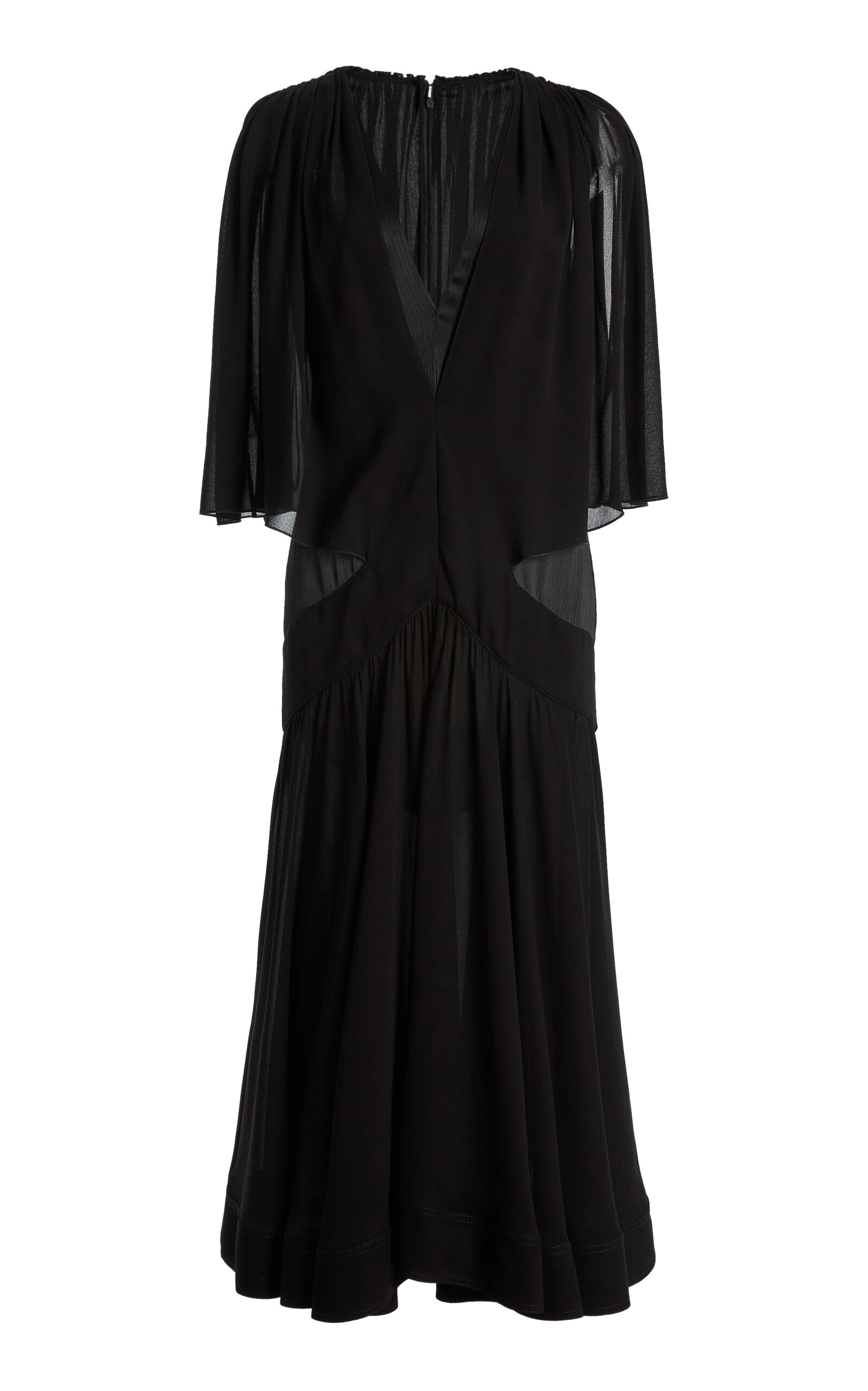 Lanvin Lanvin Layered Ruffle Midi Dress