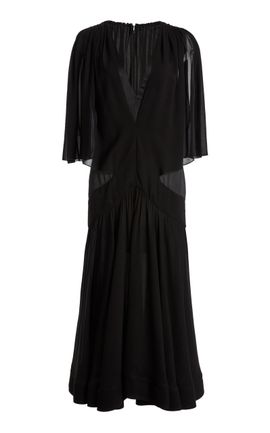 Lanvin Lanvin Layered Ruffle Midi Dress