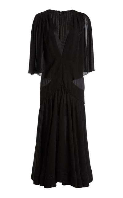 Lanvin Lanvin Layered Ruffle Midi Dress
