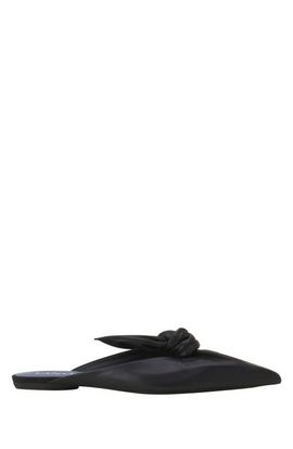 Lanvin Lanvin Midnight Step Leather Bow Mule