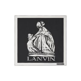 Lanvin Lanvin Mother & Daughter Printed Silk Scarf