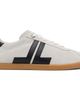 Lanvin Lanvin Off-White & Black Glen 2.0 Leather Sneakers - 1