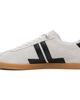 Lanvin Lanvin Off-White & Black Glen 2.0 Leather Sneakers - 3