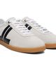 Lanvin Lanvin Off-White & Black Glen 2.0 Leather Sneakers - 4