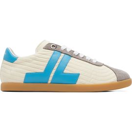 Lanvin Lanvin Off-White & Blue Glen 2.0 Sneakers