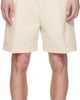 Lanvin Lanvin Off-White High-Waisted Shorts - 1