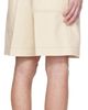 Lanvin Lanvin Off-White High-Waisted Shorts - 3