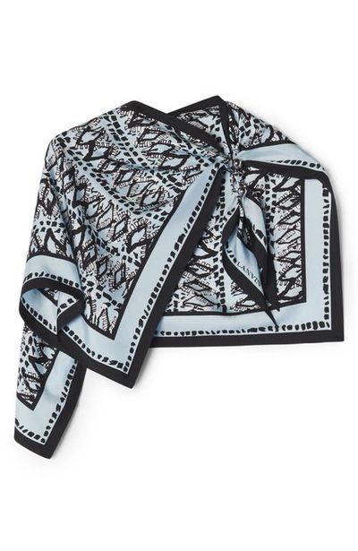 Lanvin Lanvin Painted Diamond Motif Top With Jewelry Fastener