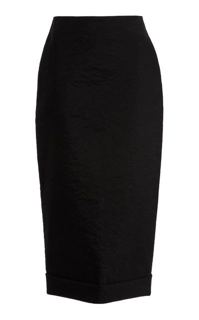 Lanvin Lanvin Pencil CottonBlend Midi Skirt