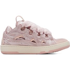 Lanvin Lanvin Pink Nylon Curb Sneakers