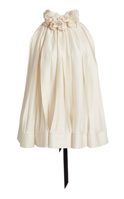 Lanvin Lanvin Pleated Halter Top