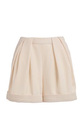 Lanvin Lanvin Pleated Shorts Nude FR 44