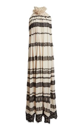 Lanvin Lanvin Pleated Sleeveless Gown