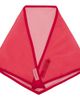 Lanvin Lanvin Red Silk Organza Triangle Scarf - 2