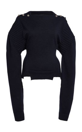 Lanvin Lanvin Sculpted WoolBlend Jumper