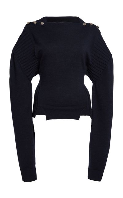 Lanvin Lanvin Sculpted WoolBlend Jumper