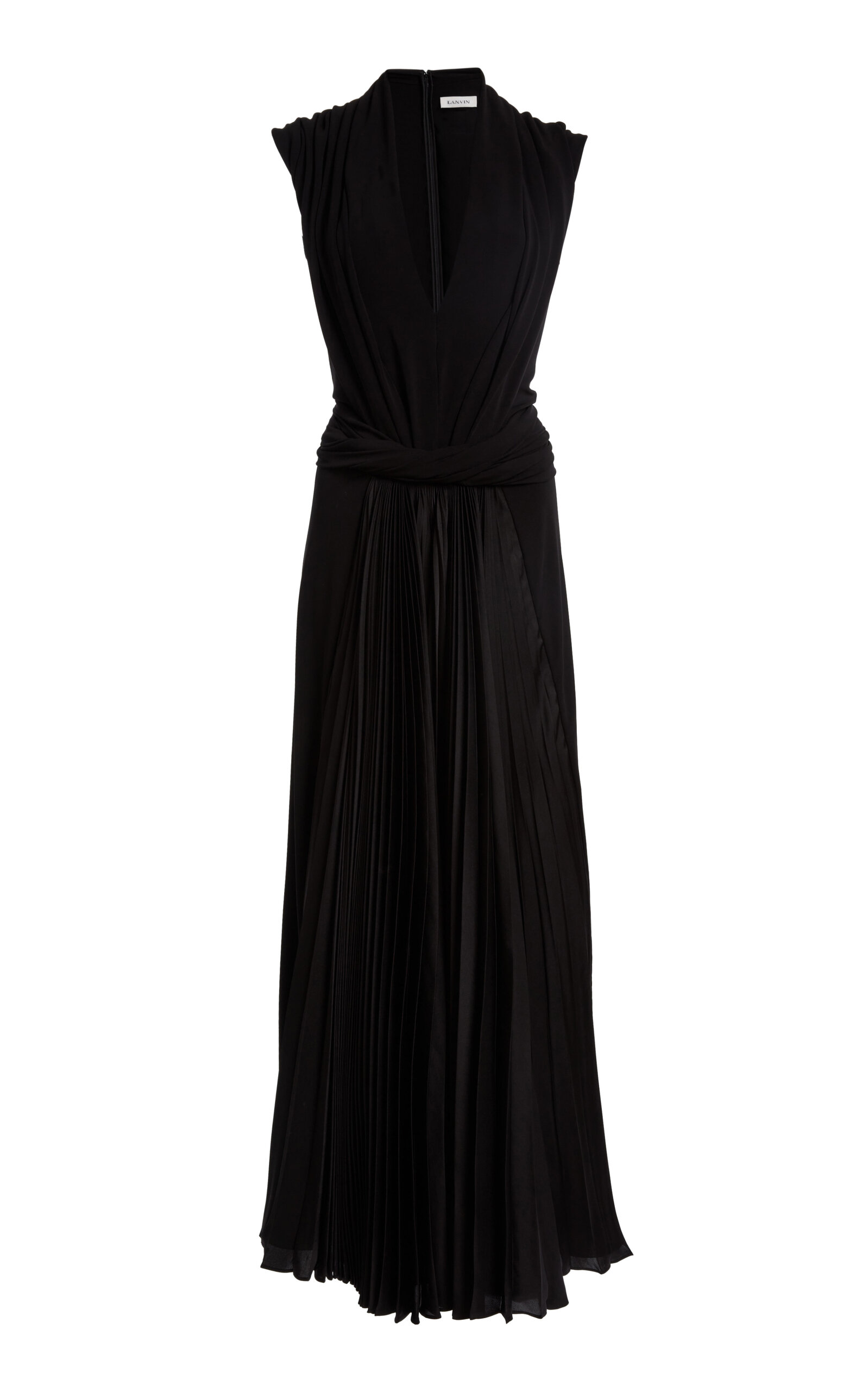 Lanvin Lanvin Shawl Wrap Maxi Dress