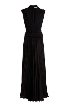 Lanvin Lanvin Shawl Wrap Maxi Dress