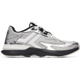 Lanvin Lanvin Silver JLA Crushed Metal Sneakers