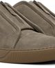 Lanvin Lanvin Taupe DBB1 Suede Zip Sneakers - 4