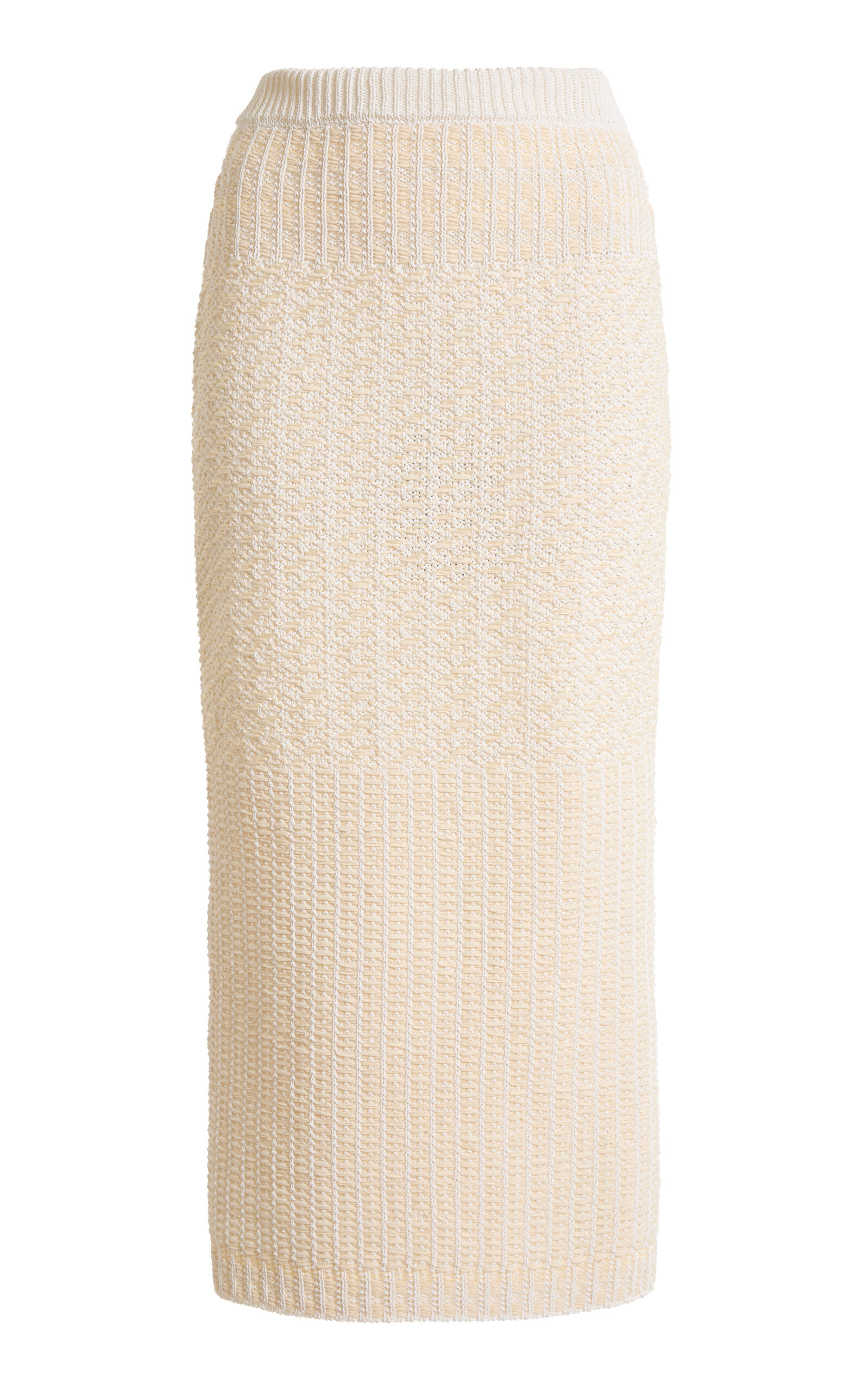 Lanvin Lanvin Textured Midi Skirt