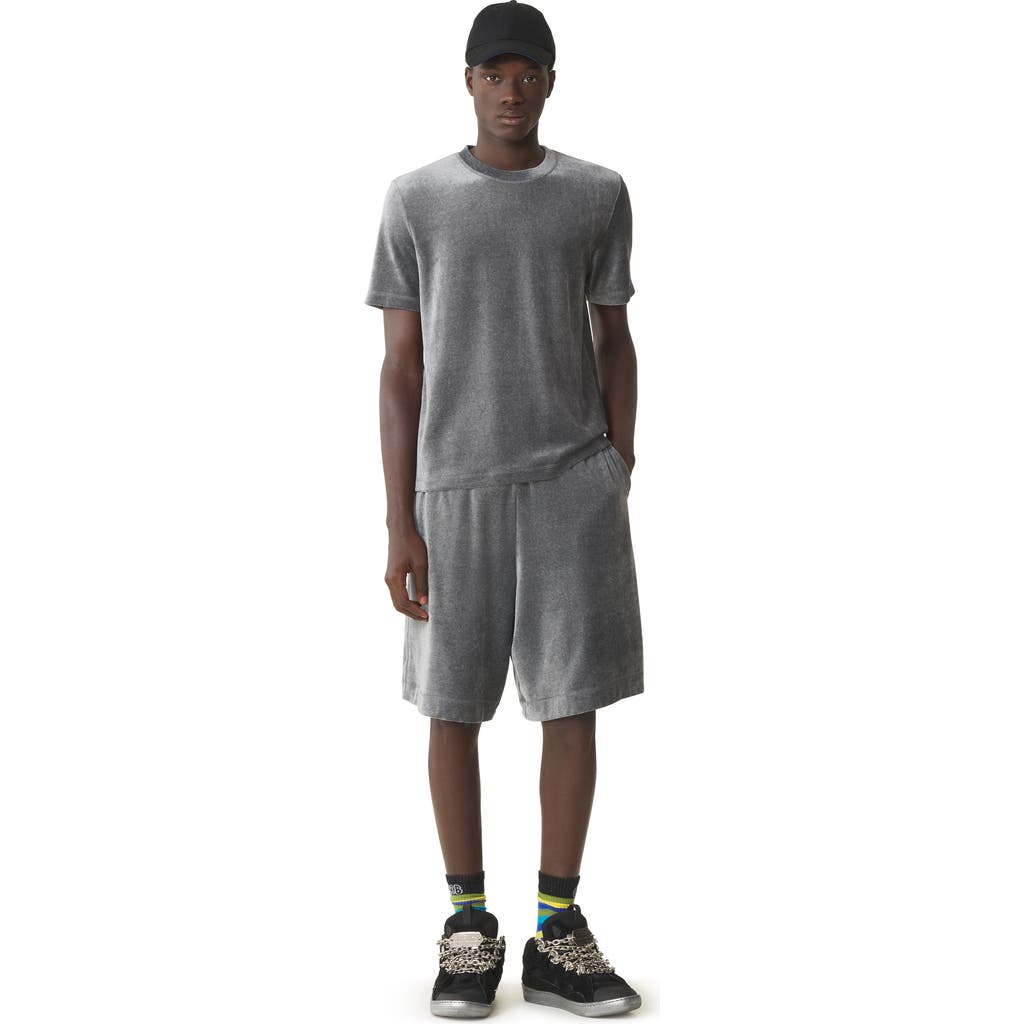 Lanvin Lanvin Velvet Bermuda Shorts