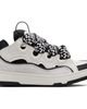 Lanvin Lanvin White & Black Bicolor Curb Sneakers - 1