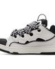 Lanvin Lanvin White & Black Bicolor Curb Sneakers - 3