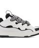 Lanvin Lanvin White & Black Curb Sneakers - 1