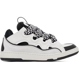 Lanvin Lanvin White & Black Curb Sneakers