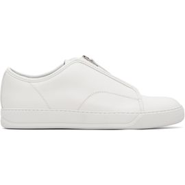 Lanvin Lanvin White DBB1 Zip Sneakers