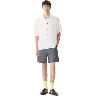 Lanvin Lanvin White Shirt With Mother And Daughter Print On The Back 