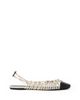 Lanvin Lanvin Women's Knitline Slingback Ballerina in Leather - 2