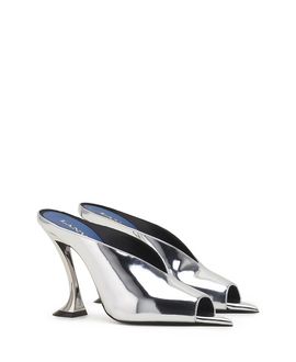 Lanvin Lanvin Women's Midnight Step Mule In Metallic Leather
