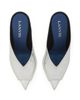 Lanvin Lanvin Women's Midnight Step Mule In Metallic Leather - 5