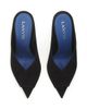 Lanvin Lanvin Women's Midnight Step Mule In Suede - 5